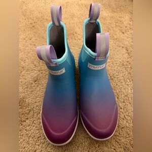 Xtra Tuf Boots Blue and Purple Ombré Size 8